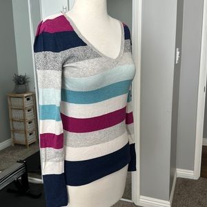 American Eagle Outfitters Stripped Long Sleeve Shirt Size XS